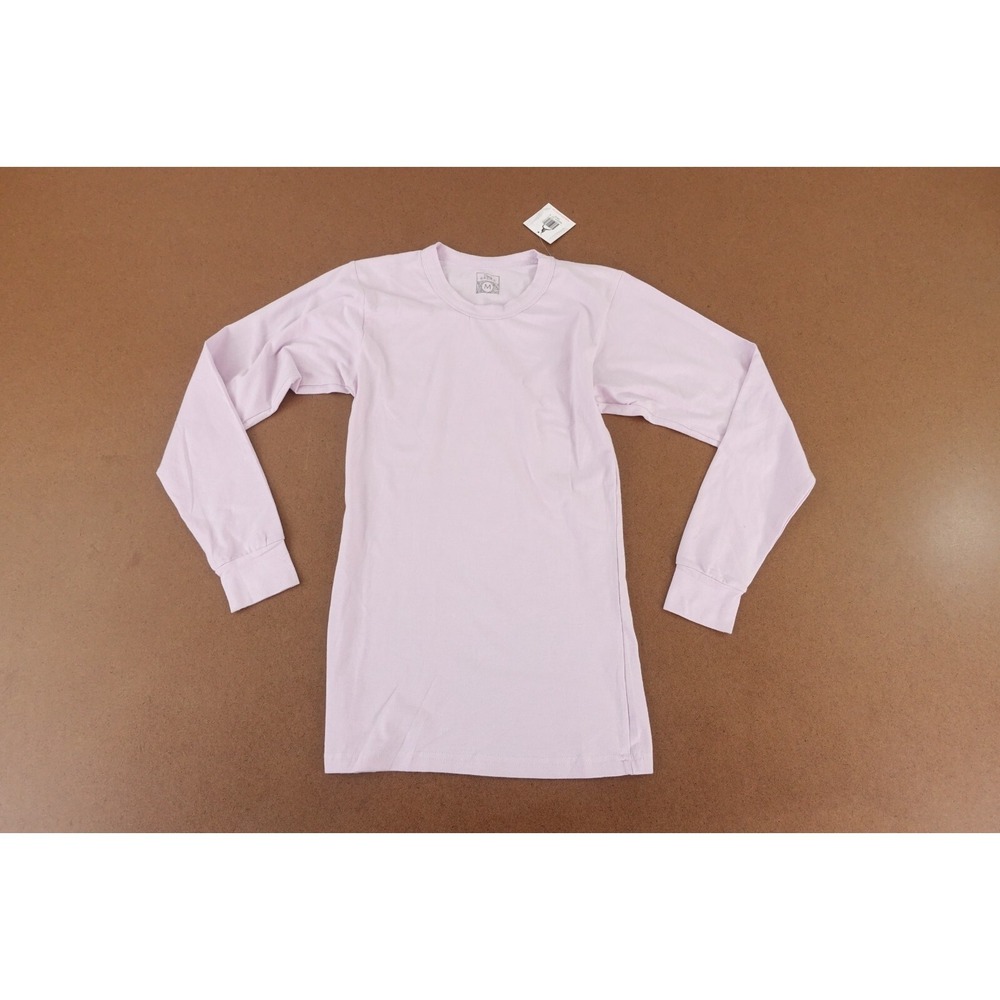 Sexy Basics Women's Size Medium Fitted Lilac Long Sleeve Crew Neck T-Shirt NWT
